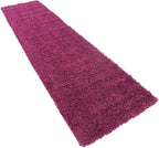 Unique Loom Solid Shag Collection Area Rug - Image 3