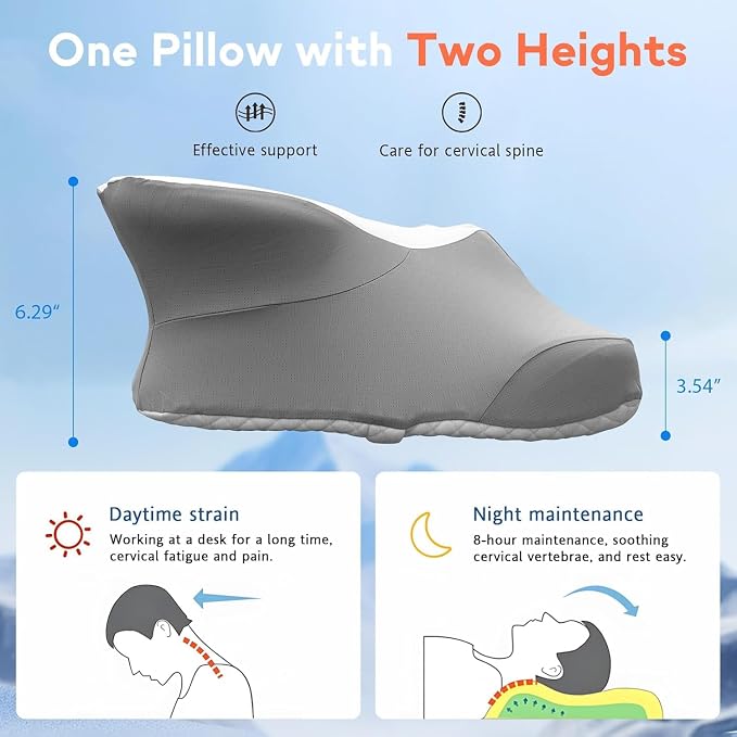 Extra High Loft Cervical Pillow - Image 5