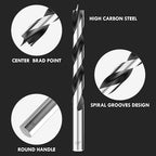 5MM Metric Brad Point Wood Drill Bit Set - Image 2