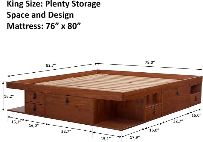 memomad Bali Storage Platform Bed - Image 3