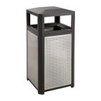 Safco Evos Steel Trash Can, 38 Gallons, Indoor and Outdoor Use, Commercial by SafcoProducts