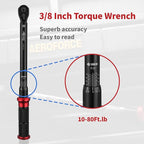 AEROFORCE 3/8-Inch Drive Torque Wrench（10-80 lb.ft / 13.6-108.8 Nm), 72 Tooth - Image 5