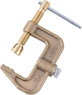Welding Ground Clamp 500Amp G-style Solid Brass Clamping Range up to 44mm Earth by WeldingKnight