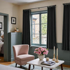 Lazzzy Velvet Blackout Curtains Thermal Insulated Room Window Drapes Super Soft - Image 7