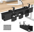 Under Desk Cable Management Tray, 36” Cord Organizer by Nyoria