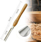 1 inch Spindle Roughing Gouge for Wood Lathe, M2 Cryo HSS Wood Turning Tools - Image 2