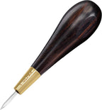 WUTA Shape Leather Craft Diamond Stitching Awl Ebony Blackwood Handle Sewing by WUTA