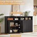 LEYAOYAO Fluted Buffet Cabinet - Image 5