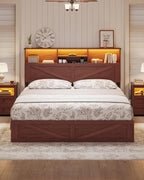 AOGLLATI Farmhouse Queen Bed Frame - Image 9