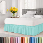 Wrap Around Dust Ruffle Bed Skirt by CGKUnlimited