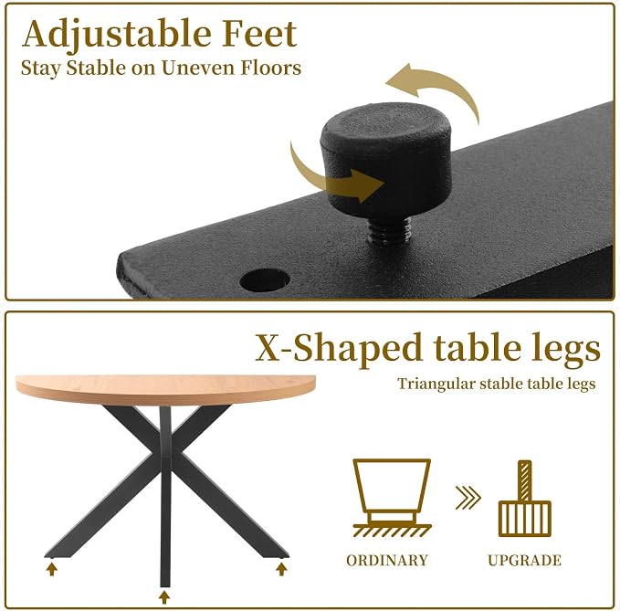 Half Moon Table for Small Spaces - Image 6
