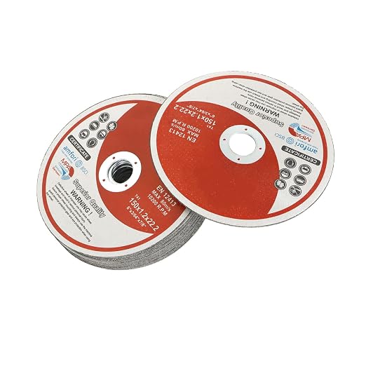 Cut Off Wheels 50 Pack 6 x .045 x 7/8 Inch Metal and Stainless Steel Cutting by FINDMOREINDUSTRY