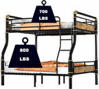 Upgraded Version Thicken Metal Heavy-Duty Full XL Over Queen Bunk Bed, Best - Image 6