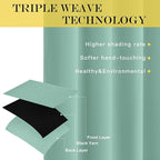 NICETOWN Blackout Drapery Curtain Panel 90 inches Long - Image 4