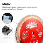 Metal Cutting Circular Saw Blade, Steel and Stainless Steel Cutting, The - Image 4