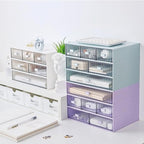 Stackable Office Supplies Desk Drawer Organizer, Plastic Storage Drawer - Image 2