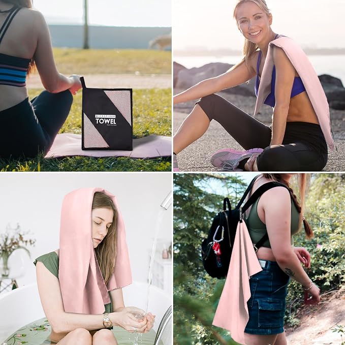 Microfiber Travel Towel, Soft Lightweight Quick Dry Towel, Super Absorbent - Image 6