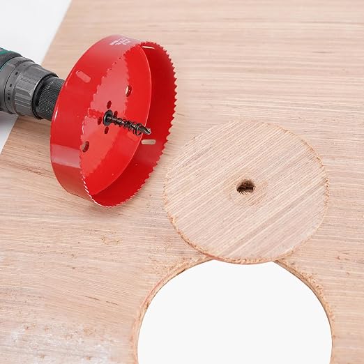 HYCHIKA 6-1/4 Inch/159mm Hole Saw, Bi-Metal Cutter Hole Max Cutting Depth 32mm - Image 7
