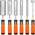 KINGBRO 6 Pcs Wood Chisel Sets, Wood Chisels by KINGBRO