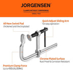 Jorgensen Bar Clamps, 6-Inch Heavy-duty Drop Forged Steel Bar Clamps - Image 2