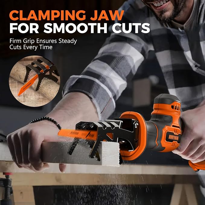 Alloyman Reciprocating Saw, 20V Cordless Battery Power Saw, - Image 4