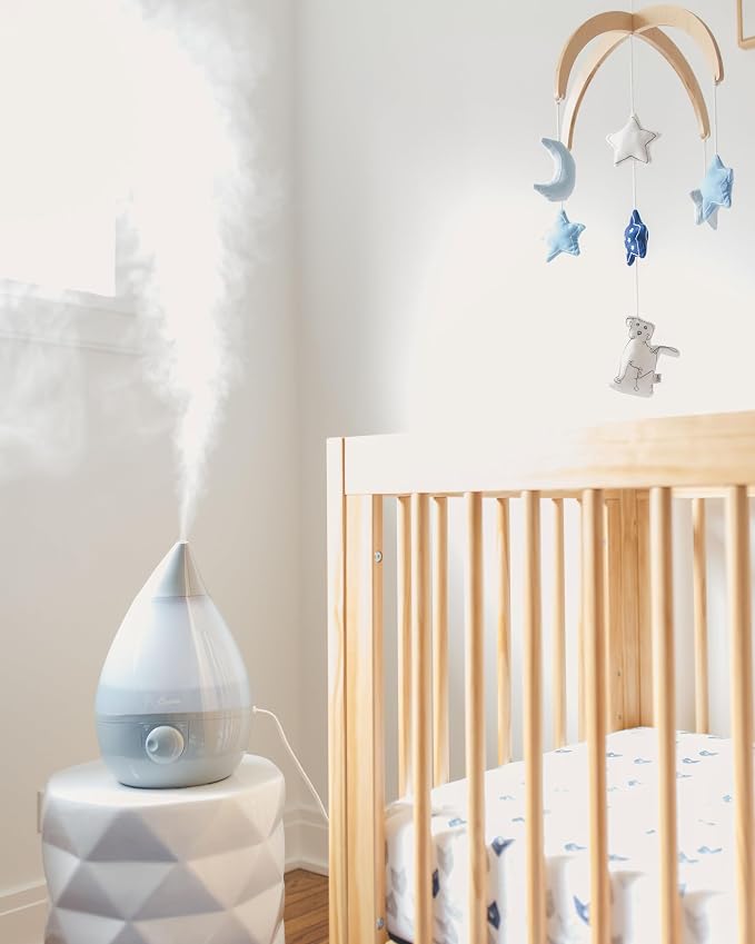 Crane Ultrasonic Teardrop Cool Mist Humidifier, Large 1 Gal Tank, Automatic - Image 7