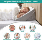 Bedluxe Wedge Pillow for Sleeping, Adjustable 9&12 Inch Foldable Bed Wedge - Image 5