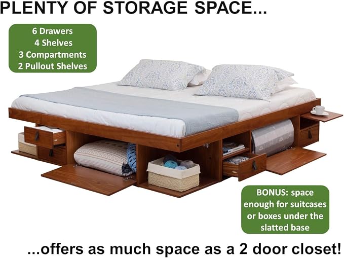 memomad Bali Storage Platform Bed - Image 7