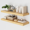 Heimlove 36 Inch Wall Shelf Bathroom Shelves Set of 2, Wall Mounted Shelves by Heimlove