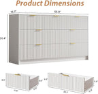 3-Piece Dresser Bedroom Set, 7 Drawer Dresser & 2 Drawer Nightstands - Image 3
