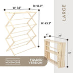 Pennsylvania Woodworks Premium American Maple Clothes Drying Rack - Image 5