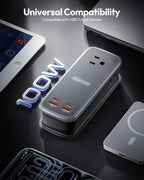 NTONPOWER 100W GAN Ultra Travel Power Strip, 7-in-1 USB C Charging Station - Image 5