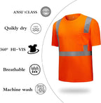 High Visibility Shirts Quick Dry Safety T Shirts - Image 3