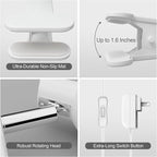 deeloop LED Clip on Light Book Reading 5W Super Bright 330° Rotation Clip on - Image 5