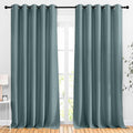NICETOWN Room Darkening 118 inch Long Curtains, Grommet Thermal Drapes Weighted by NICETOWN