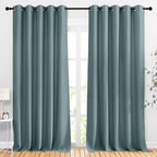 NICETOWN Room Darkening 118 inch Long Curtains, Grommet Thermal Drapes Weighted by NICETOWN