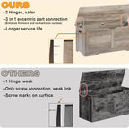 Timberer 39.4" Storage Chest, Wooden Storage Bench, Lift Top Toy Chest - Image 4