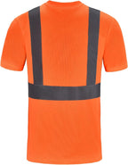 AYKRM Safety T Shirt Reflective High Visibility hi vis Long Sleeve T Shirt - Image 3