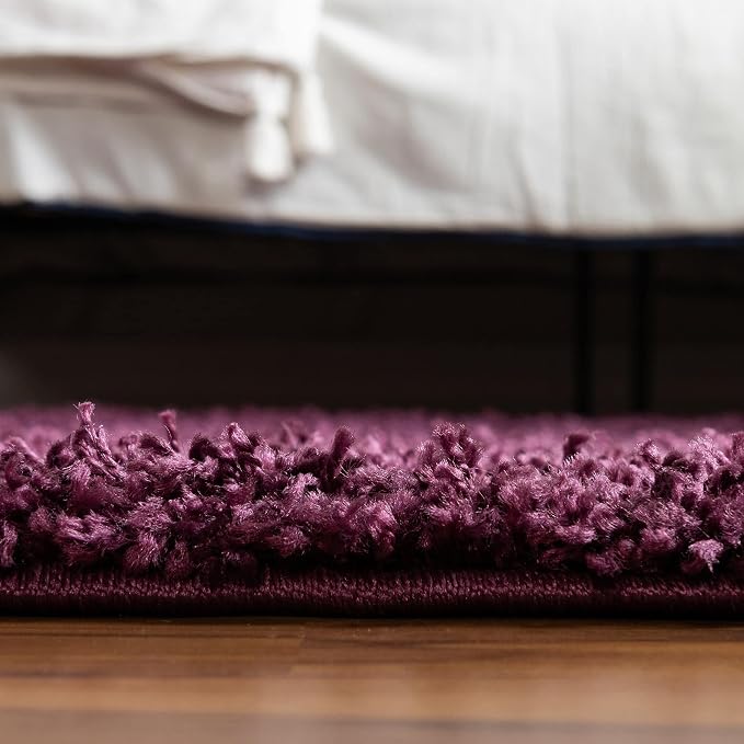Unique Loom Solid Shag Collection Area Rug - Image 6