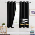 RYB HOME Soundproof Curtains for Bedroom, PM2.5 Particle Filter 100% Blackout by RYBHOME