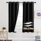 RYB HOME Soundproof Curtains for Bedroom, PM2.5 Particle Filter 100% Blackout by RYBHOME