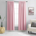 DONREN Pink Blackout Curtains for Girls by DONREN