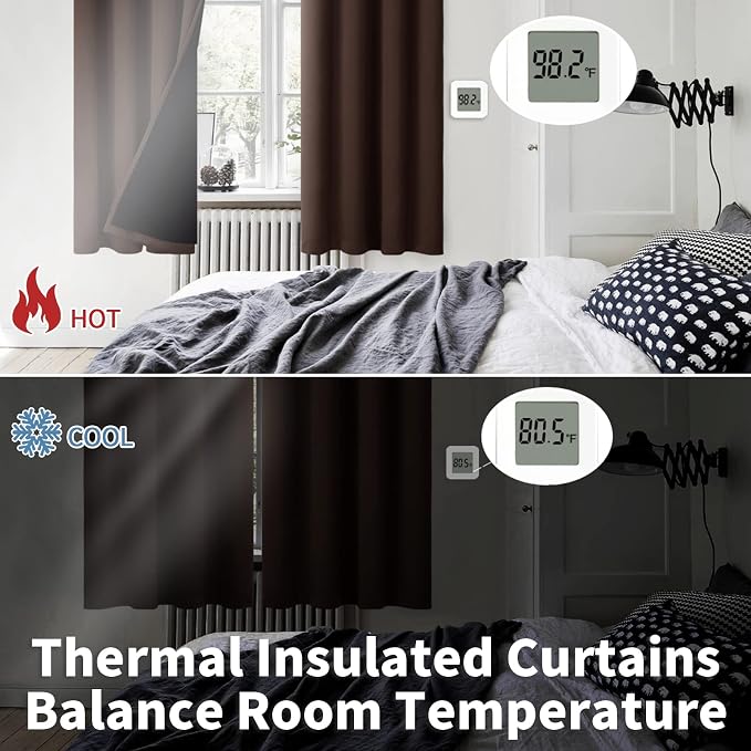 BGment Thermal Insulated 100% Blackout Curtains - Image 4