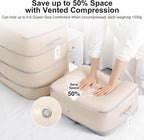 Comforter Storage Bag - 130L Large Capacity Blanket Storage Bags 4-Layer Ultra - Image 3