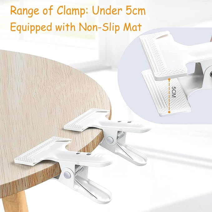 Backdrop Spring Clamps 6 Pack Large Heavy Duty Photography Backdrop 4" Clips - Image 4