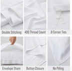 Bella Coterie Luxury Bamboo Viscose California King Size Duvet Cover Set | 100% - Image 3
