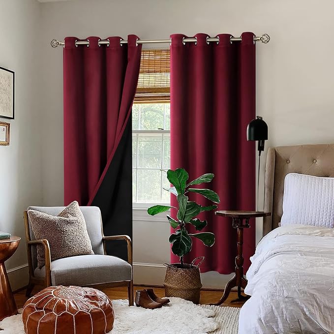 BGment Thermal Insulated 100% Blackout Curtains - Image 2