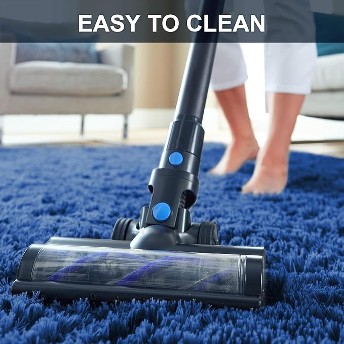 Ophanie Upgrade 4x6 Blue Rugs for Bedroom, Dark Blue Fluffy Shaggy Soft Carpet - Image 5