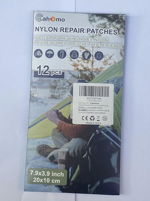 7.9x3.9 inch 12 PCS Nylon Repair Patch Nylon Repair Tape Self Adhesive Fabric - Image 12