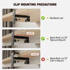 No Drill Under Desk Cable Management Tray, Nonkky Cable Management Under Desk - Image 5
